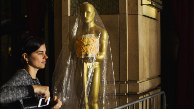 Patung Oscar Jelang Academy Awards ke-86
