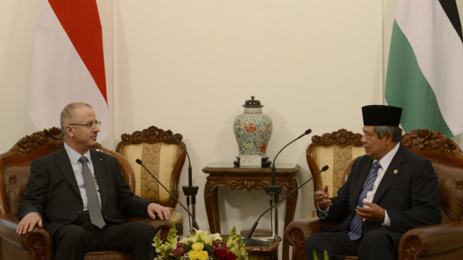 Presiden SBY menerima PM Palestina