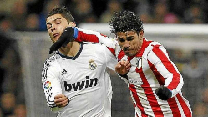 Diego Costa saat membela Atletico Madrid