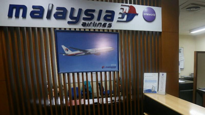 Kantor perwakilan Malaysia Airlines di Bandara Soekarno Hatta, Tangerang, Banten