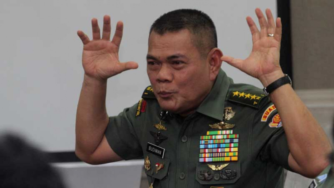 Kepala Staf Angkatan Darat (KSAD) Jenderal TNI Budiman Berkunjung ke ANTV