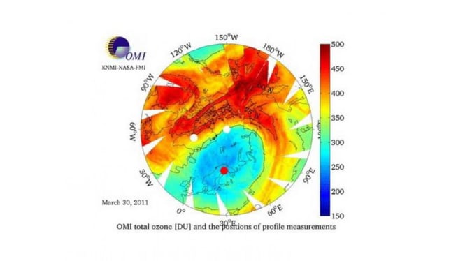 Peta lapisan ozon