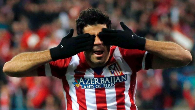 Penyerang Atletico Madrid, Diego Costa