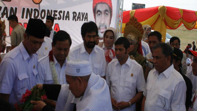 Prabowo Subianto di Aceh