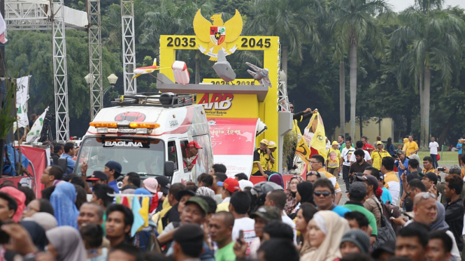 Deklarasi Kampanye Damai Berintegritas di Monas