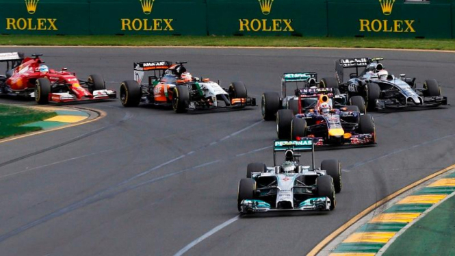 Balapan Formula One di GP Australia, Minggu, 16 Maret 2014