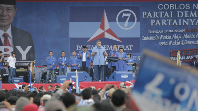 SBY kampanye partai Demokrat di Tulungagung