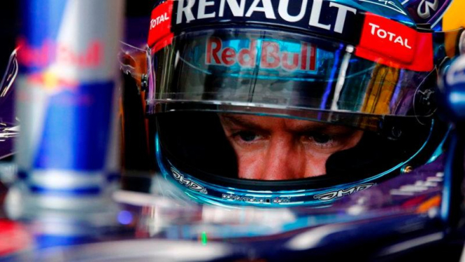 Pembalap Red Bull, Sebastian Vettel