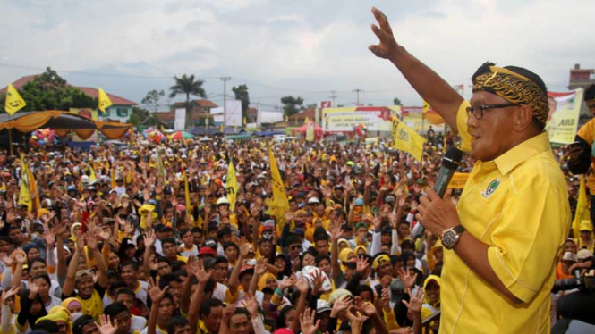 ARB Hadiri Kampanye Partai Golkar di Soreang, Kab. Bandung