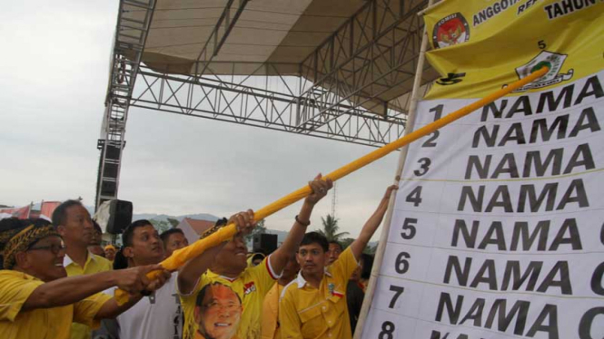 ARB Hadiri Kampanye Partai Golkar di Soreang, Kab. Bandung