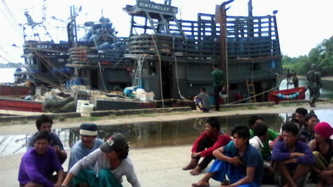 Nelayan Thailand ditangkap