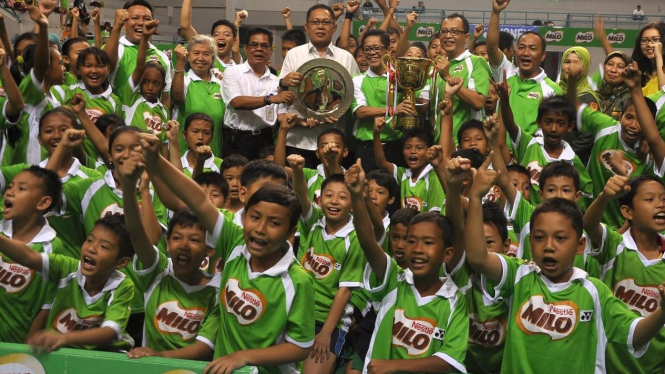 Peserta MILO School Competition Palembang