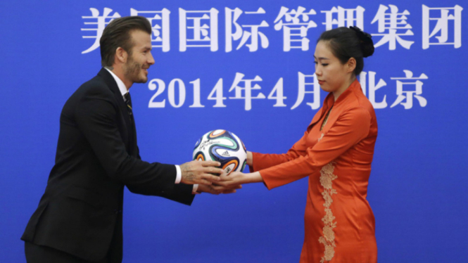 David Beckham meluncurkan yayasan di China