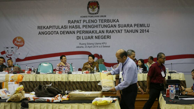 Rekapitulasi Penghitungan Suara Luar Negeri Pemilu 2014