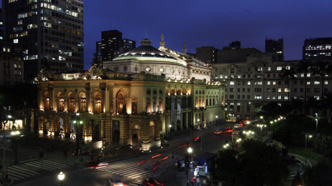 Municipal Theater di Sao Paulo