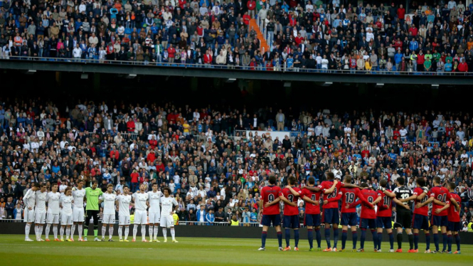 Real Madrid dan Osasuna gelar minute silence untuk Tito Vilanova