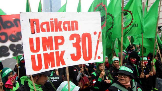 Peringatan Hari Buruh 2014 di Jakarta