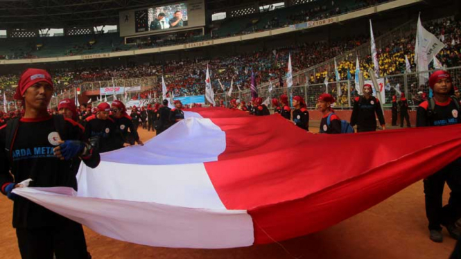 Peringati May Day, Ribuan Buruh Penuhi SUGBK