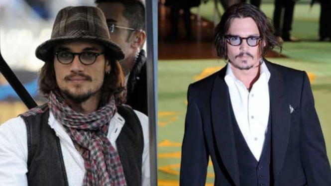 Pablo Osvaldo mirip Johnny Depp