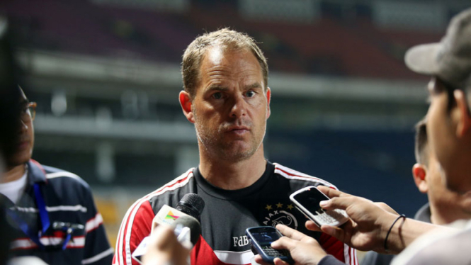 Frank De Boer, pelatih anyar Inter Milan.