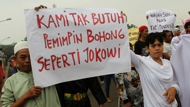 Warga Pinggiran Jakarta Tolak Jokowi Capres