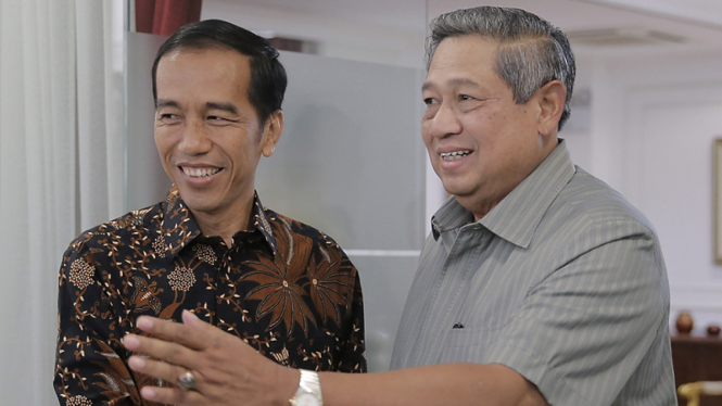 Joko Widodo dan Susilo Bambang Yudhoyono