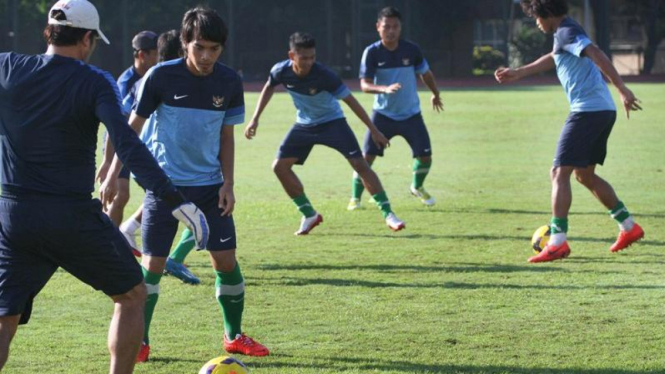 Timnas Indonesia U-23 berlatih