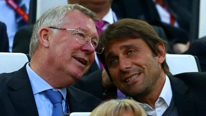 Sir Alex Ferguson dan Antonio Conte