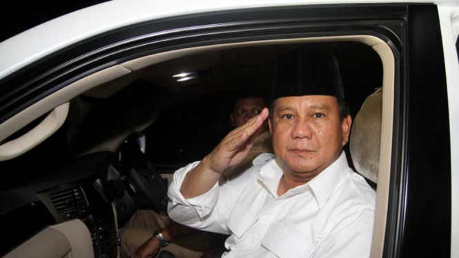 Prabowo Subianto-Hatta Rajasa Berkunjung Ke Kediaman Aburizal Bakrie