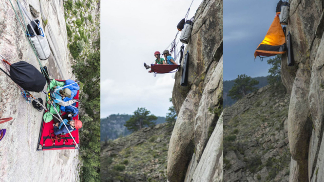 cliff camping