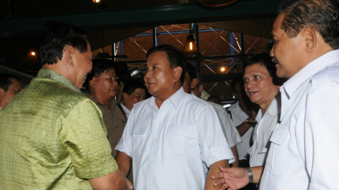 Prabowo Silaturahmi Dengan Purnawiran TNI-POLRI