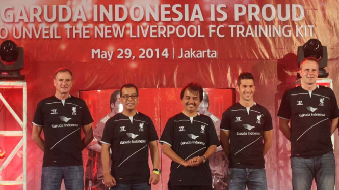 Peluncuran Training Kit Liverpool Garuda Indonesia