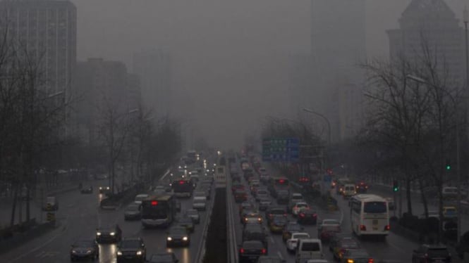 Polusi udara di Tiongkok.
