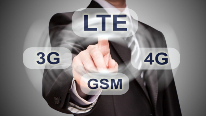 Ilustrasi LTE 4G GSM 3G