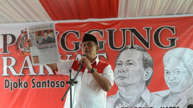 Djoko Santoso Dukung Prabowo-Hatta