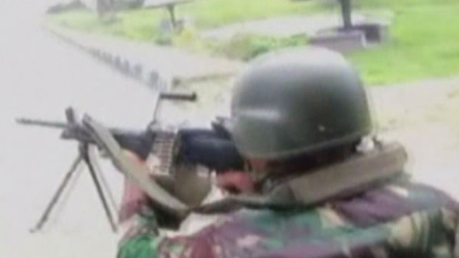 Baku Tembak TNI VS Kelompok Bersenjata di Perbatasan Indonesia-Papua Nugini