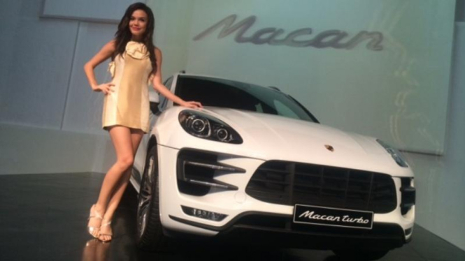 Peluncuran Porsche Macan di Jakarta, Kamis (5/6/2014).