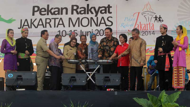 Pembukaan Pekan Rakyat Jakarta (PRJ) Monas 2014