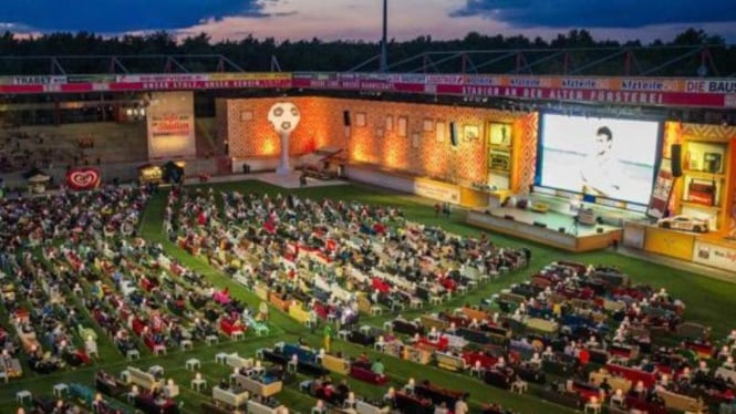 Acara nobar di Berlin, Jerman