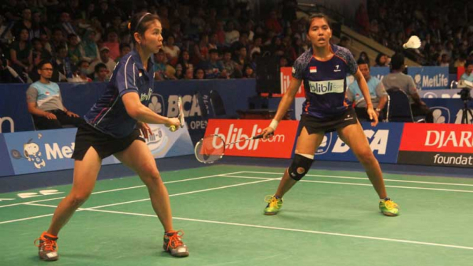 Polii-Maheswari Kalahkan Mingtian Fu-Vanessa Neo di BCA Indonesia Open 2014