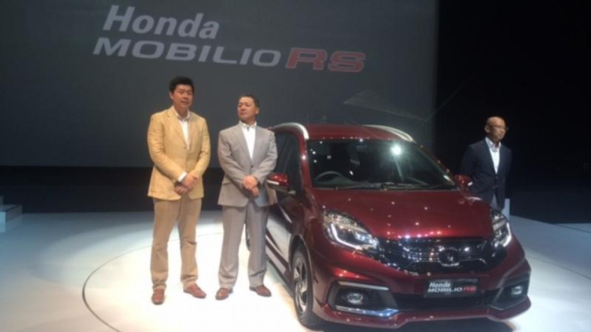 Peluncuran Honda Mobilio RS di Jakarta, Kamis (19/6/2014).