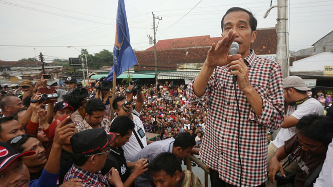 Jokowi Kampanye di Pekalongan