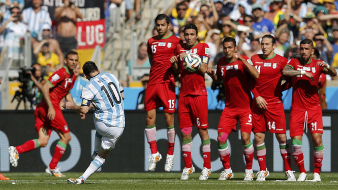 Argentina vs Iran Piala Dunia 2014
