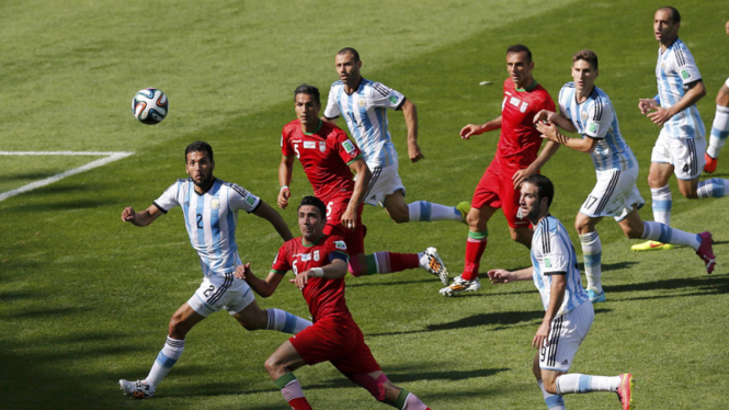 Argentina vs Iran Piala Dunia 2014