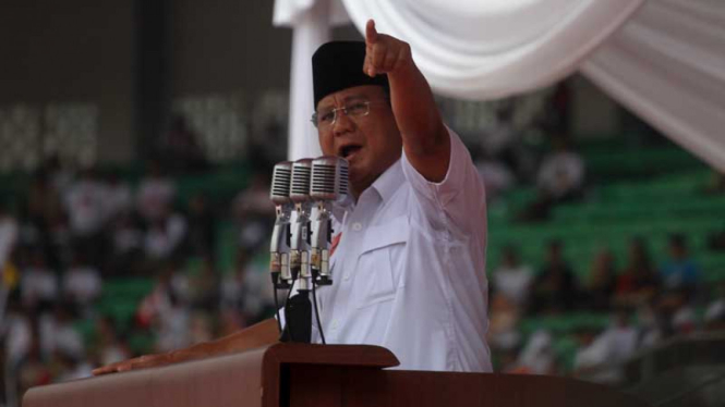 Ketua Umum Partai Gerindra Prabowo Subianto