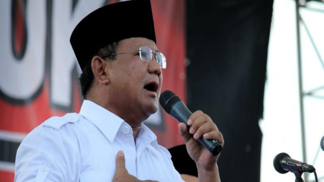 Capres Prabowo Subianto berkampanye di Sukoharjo