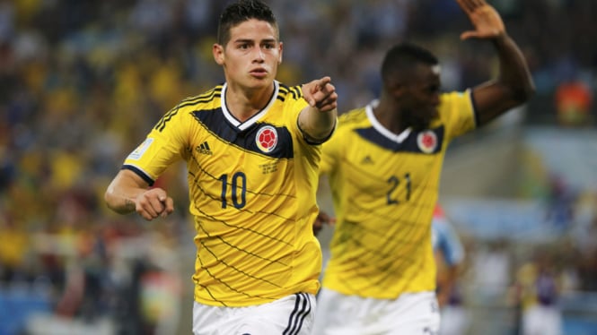 Unggul 2-0 Atas Uruguay, Kolombia Tantang Brasi