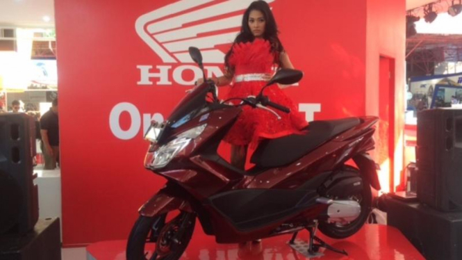 Peluncuran Honda All New PCX di Jakarta, Selasa (1/7/2014).
