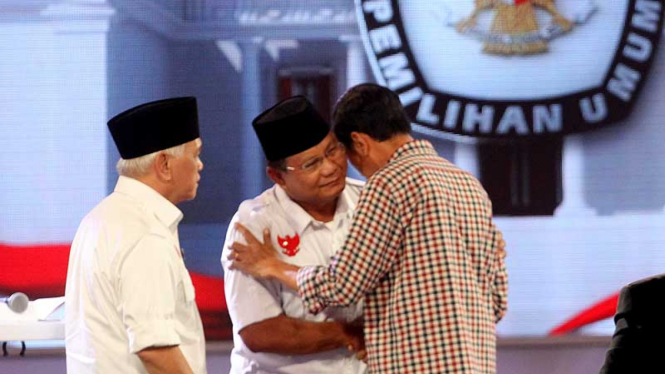 Debat Final Capres-Cawapres pada Kampanye Pemilu 2014 di Bidakara, Jakarta