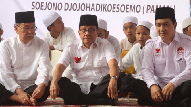 AA Gym dan Akbar Tandjung Hadiri Haul Keluarga Prabowo